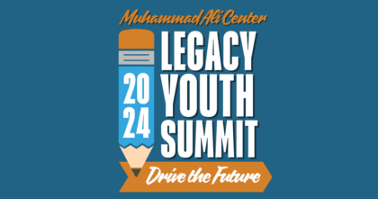 Logo for "Muhammad Ali Center Legacy Youth Summit: Drive the Future"