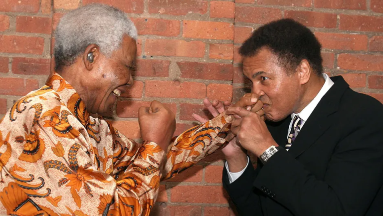 Muhammad Ali and Nelson Mandela